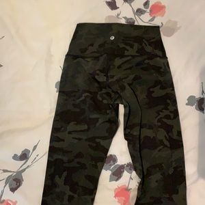 High waisted camp lulu leggings